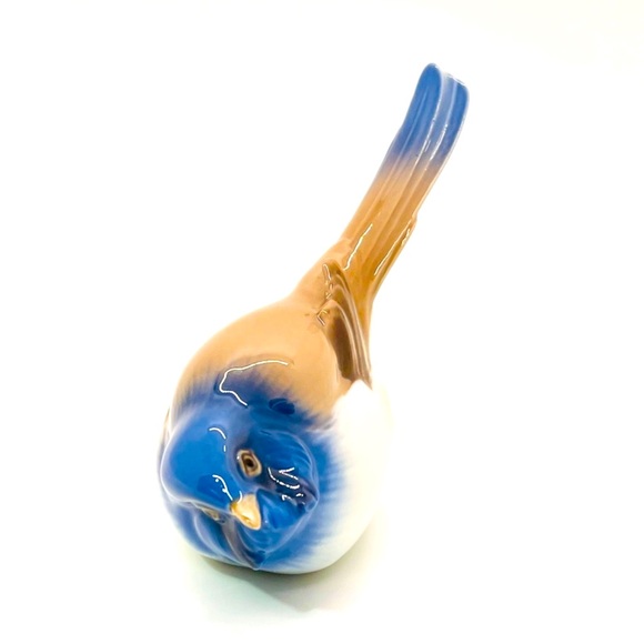 Vintage B&G Bing & Grondahl Copenhagen Porcelain Titmouse Bird Figurine Denmark - Picture 2 of 12